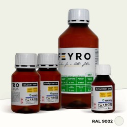 Kit vopsea MDF RAL 9002