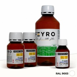 Kit vopsea MDF RAL 9003