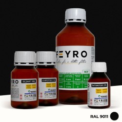 Kit vopsea MDF RAL 9011