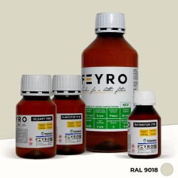 Kit vopsea MDF RAL 9018
