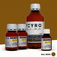 Kit vopsea metal RAL 8000